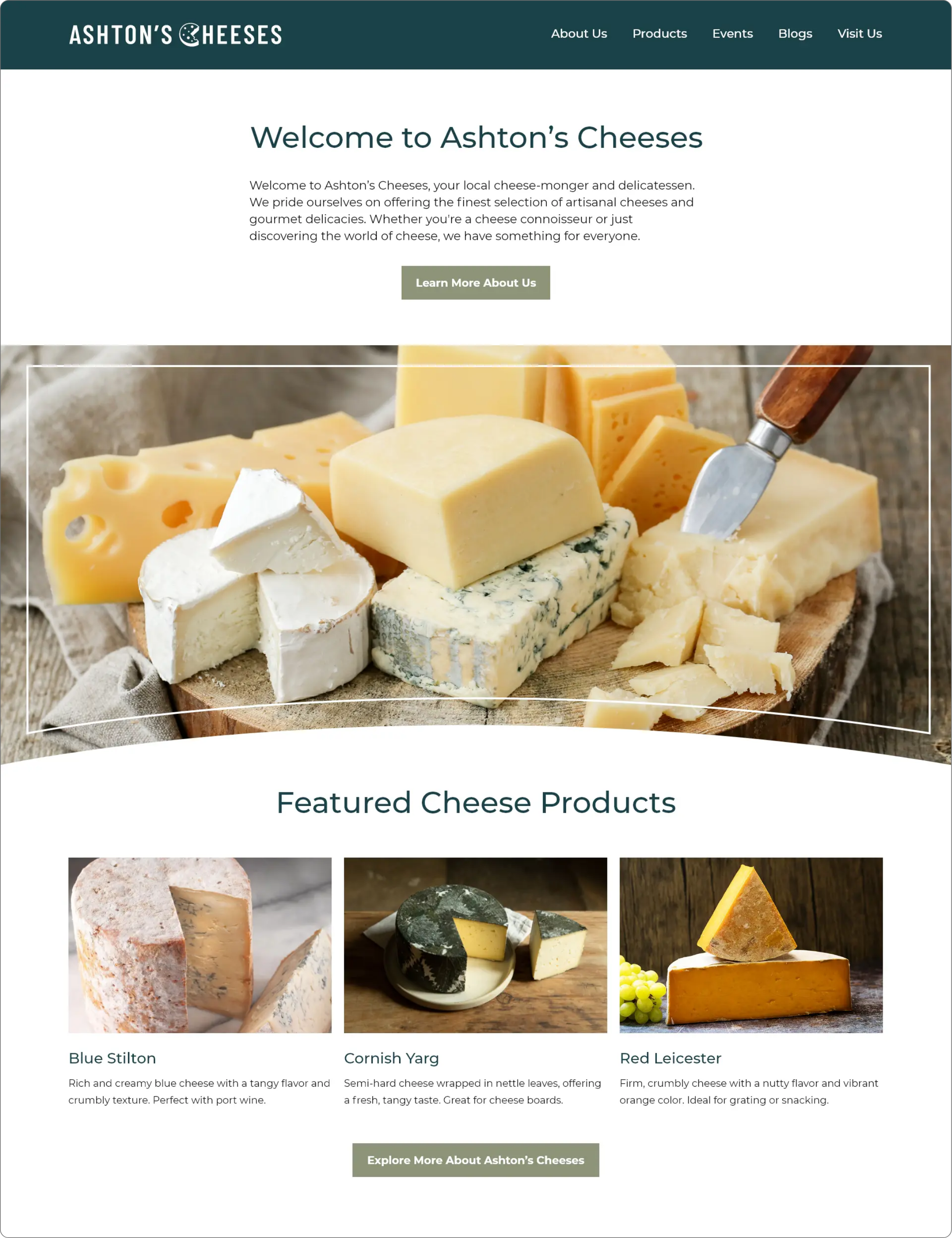 Ashton's cheeses layout exploration two.