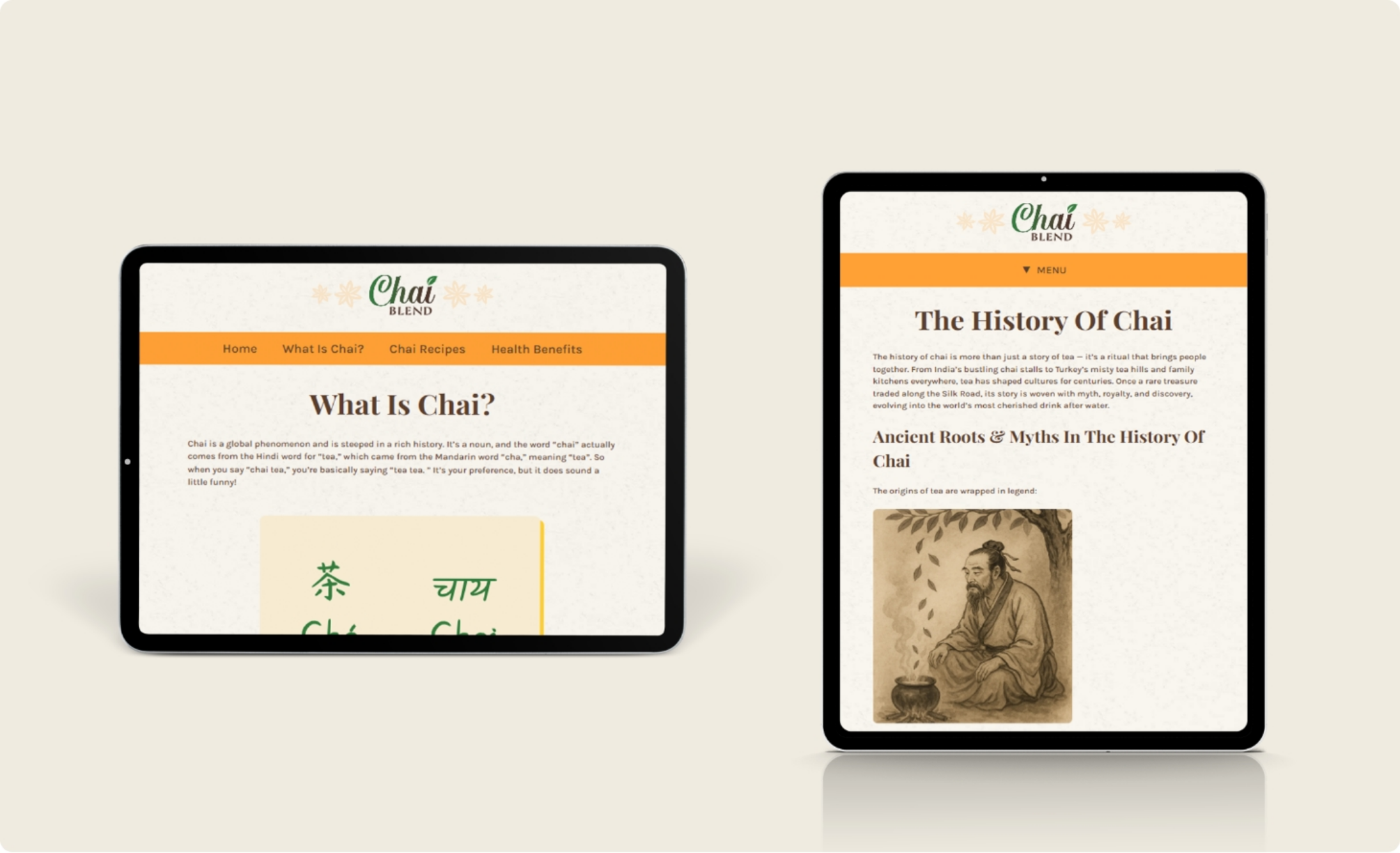 What is chai and it's history pages of chaiblend.