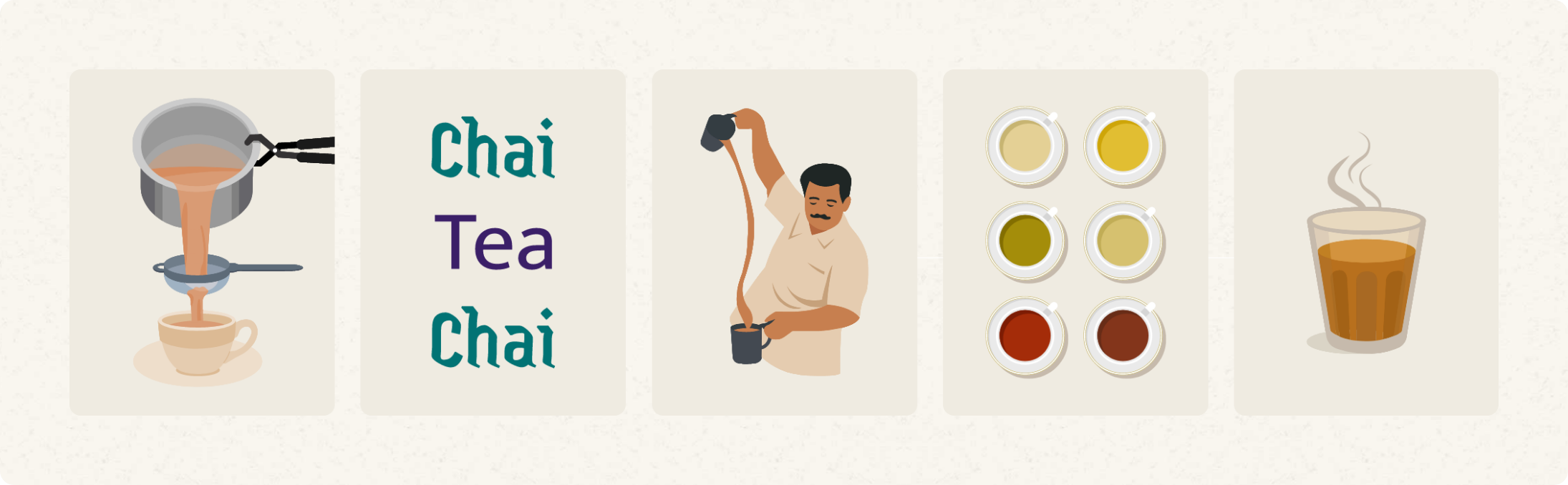 Chaiblend visual illustrations of different article.
