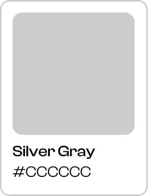 Color swatch: Silver Gray (#CCCCCC)