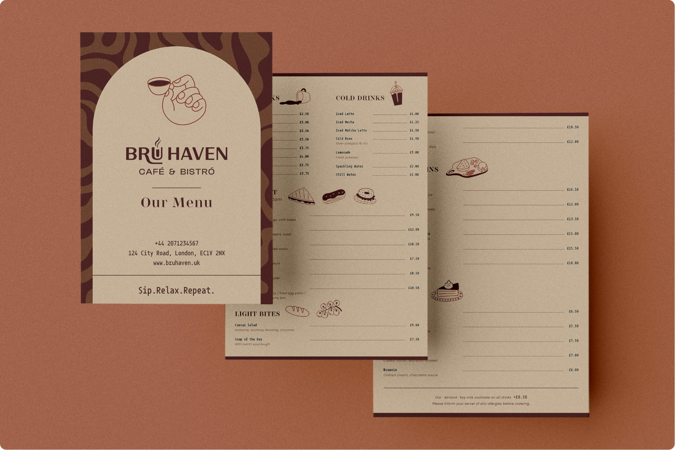 Menu Card Design